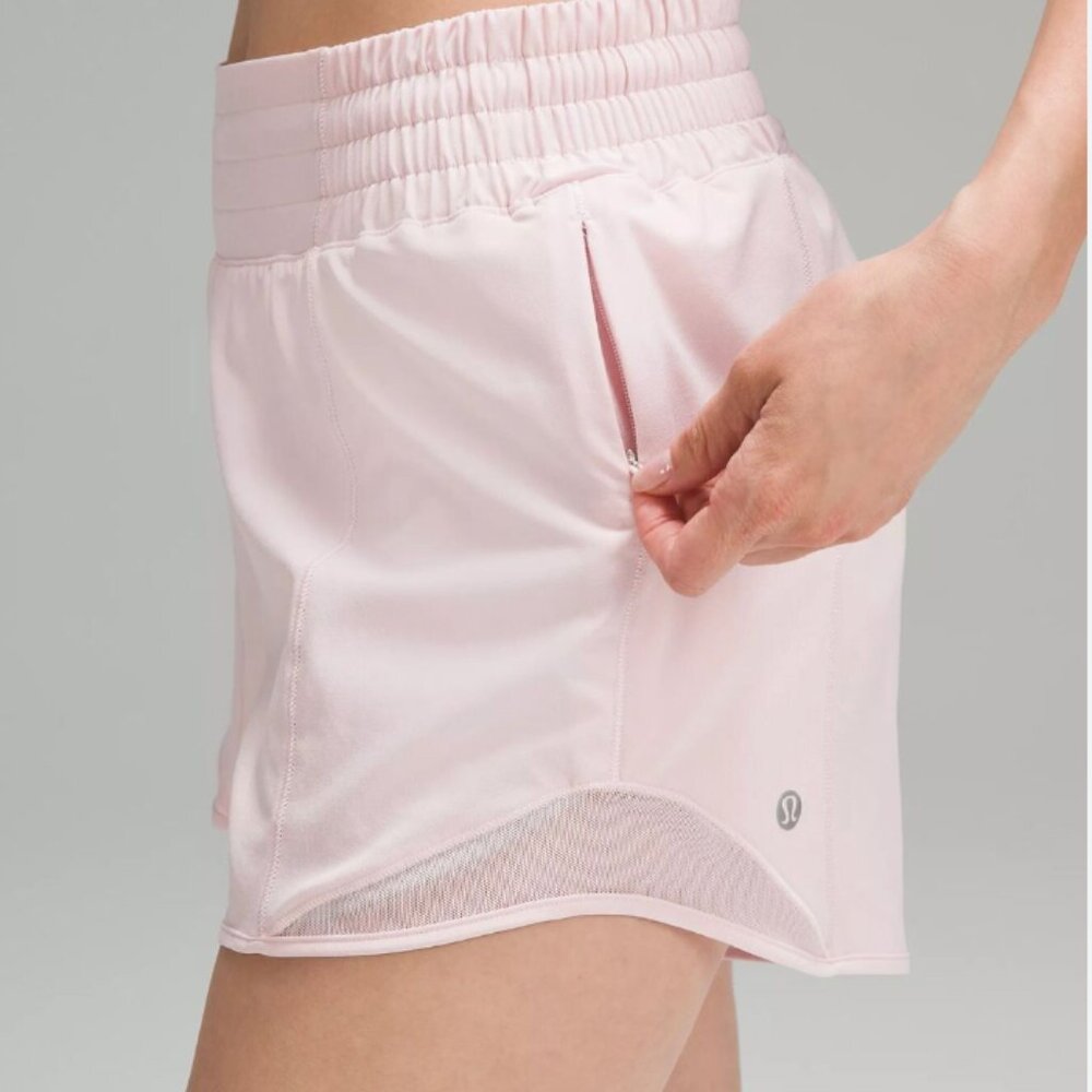 Lululemon Hotty Hot High-Rise 2.5" Lined Short Flush Pink